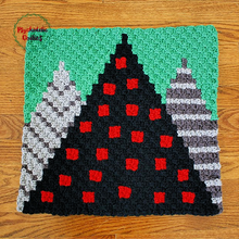 Load image into Gallery viewer, Haunted Holidays Blanket Crochet Pattern