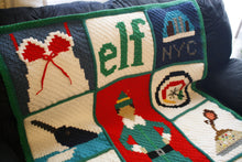 Load image into Gallery viewer, Elf Christmas Blanket Crochet Pattern