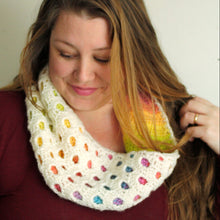 Load image into Gallery viewer, Peek-a-Boo Cowl Crochet Pattern