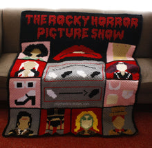 Load image into Gallery viewer, Rocky Horror Blanket Crochet Pattern