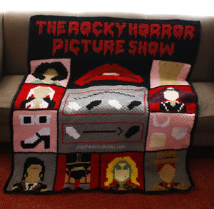 Rocky Horror Blanket Crochet Pattern