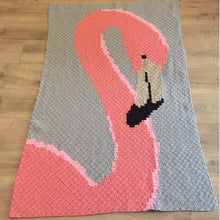 Load image into Gallery viewer, Large Flamingo Graphghan