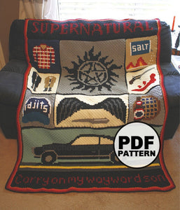 Supernatural Blanket Crochet Pattern