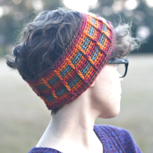 Perpetual Posts Ear Warmers Crochet Pattern