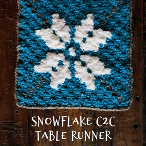 Winter c2c Table Runner Crochet Pattern